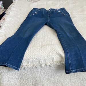 LOFT Dark Blue Flare Jeans